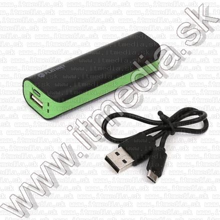 Image of Platinet Powerbank 2200mAh Black + Green (42919) (Plastic) (IT11580)